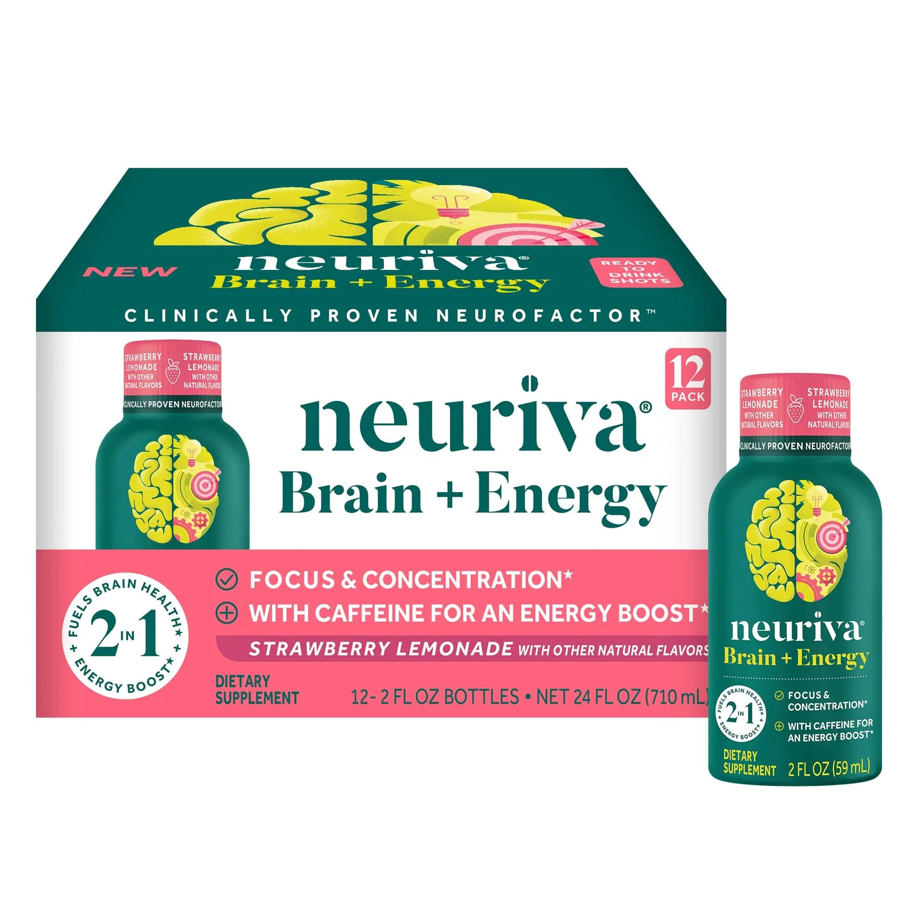 Neuriva Brain + Energy Shots